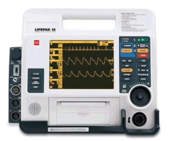 Physio Control Lifepak 12 (Refurbished) 12-Lead, AED, Pacing, SPO2-Masimo, NIBP, EtCO2 Cheap