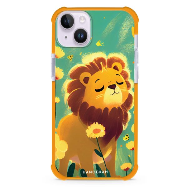 Lion in the garden iPhone 14 Ultra Shockproof Case Discount