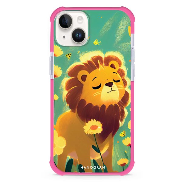 Lion in the garden iPhone 14 Ultra Shockproof Case Discount