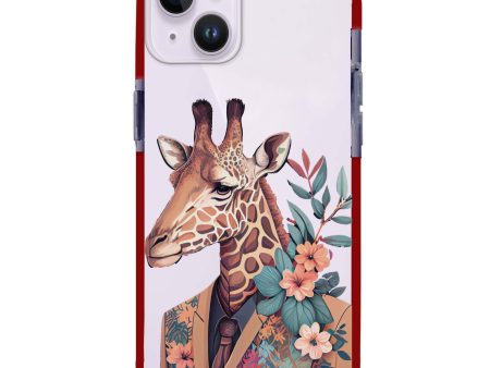 Giraffe & floral iPhone 14 Ultra Shockproof Case Online now