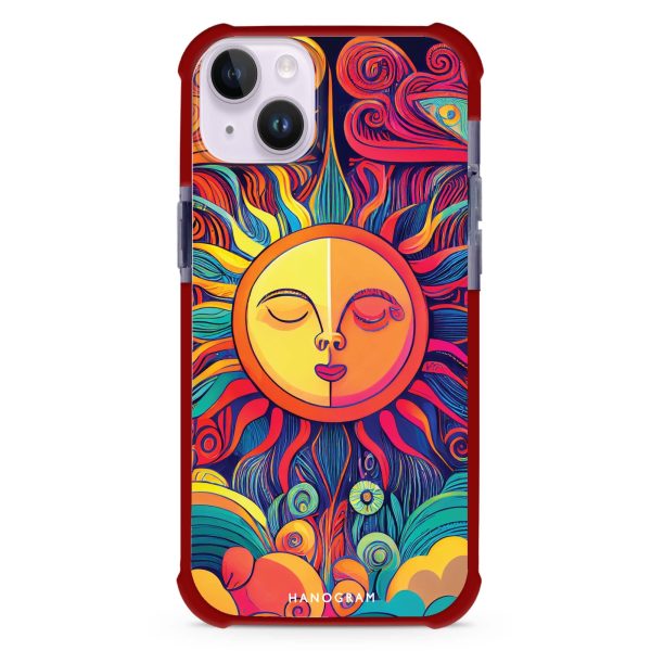 Magic Sun Face iPhone 14 Ultra Shockproof Case Discount