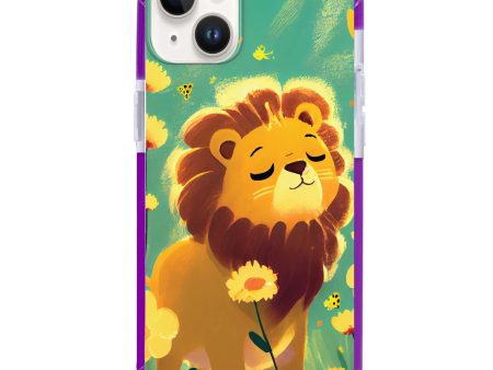 Lion in the garden iPhone 14 Ultra Shockproof Case Discount