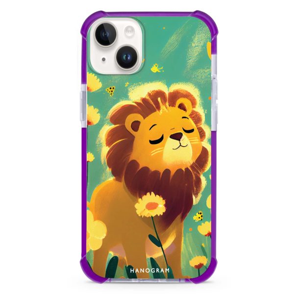 Lion in the garden iPhone 14 Ultra Shockproof Case Discount