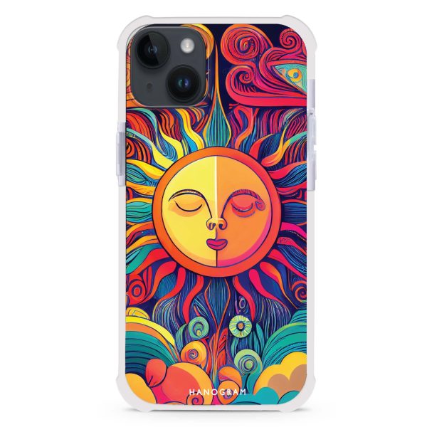 Magic Sun Face iPhone 14 Ultra Shockproof Case Discount