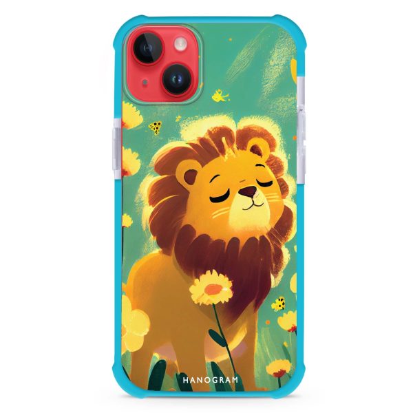 Lion in the garden iPhone 14 Ultra Shockproof Case Discount