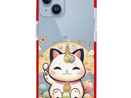 Cute Lucky Cat iPhone 14 Ultra Shockproof Case on Sale