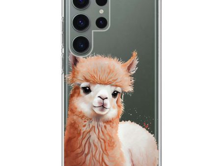 A Alpaca Samsung Galaxy Ultra Clear Case on Sale