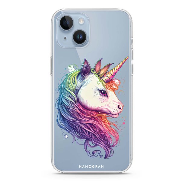 A unicorn iPhone 14 Plus Ultra Clear Case Hot on Sale