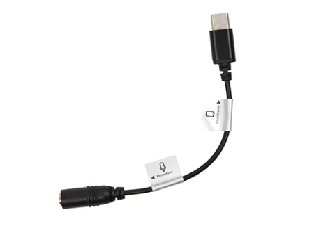 Promaster Audio Cable USB-C male straight - 3.5mm TRS female straight - 3  straight adapter Fashion