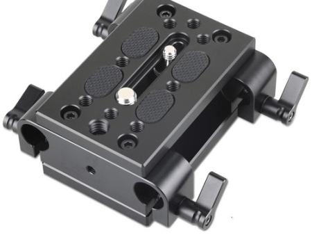 SmallRig Tripod Mounting Kit with 2 x Plates and 2 x 15mm Rod Clamps For Sale